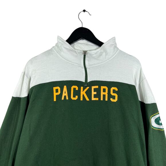 Green Bay Packers Quarter-Zip Crewneck - Picture 2 of 8
